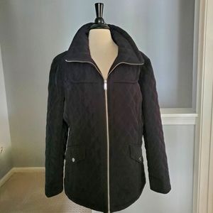 Black London Fog quilted jacket size XL
